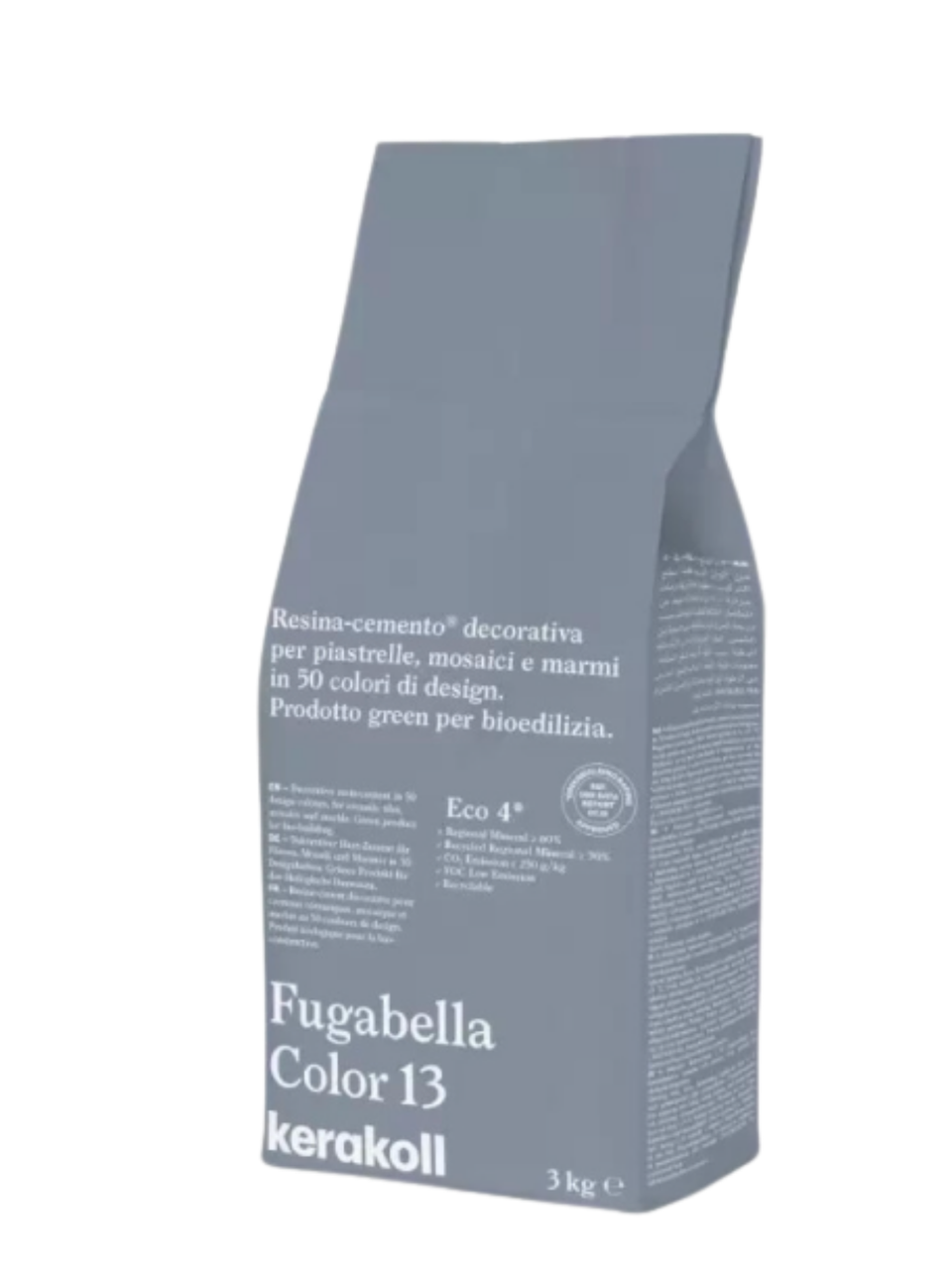 Фуга для швов Kerakoll Fugabella Color-13 3 кг Синий (KFG13) - фото 1 Фуга для швов Kerakoll Fugabella Color-13 3 кг Синий (KFG13) - фото 1