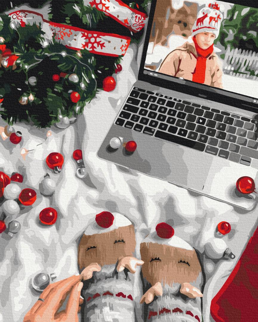 Картина по номерам Brushme Новогодние традиции 40x50 см (BS53376)