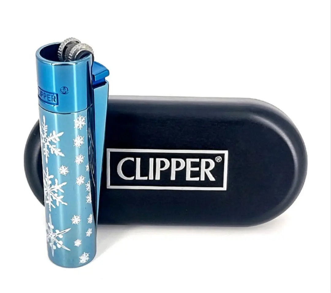 Запальничка Clipper із малюнком метал (22694)