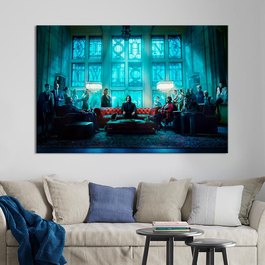 Настінний декор Джон Вік 3 51x34 см (A66-1)