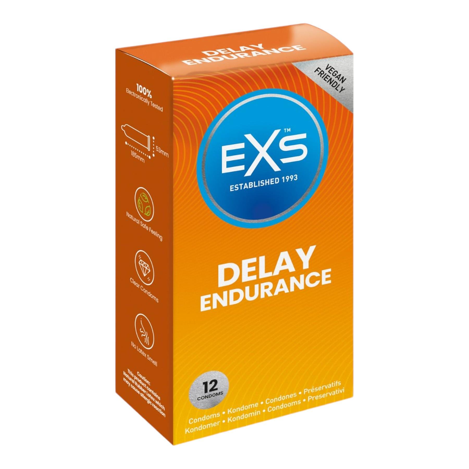 Презервативи з пролонгуючим ефектом Delay Endurance EXS №12 - фото 7 Презервативи з пролонгуючим ефектом Delay Endurance EXS №12 - фото 7