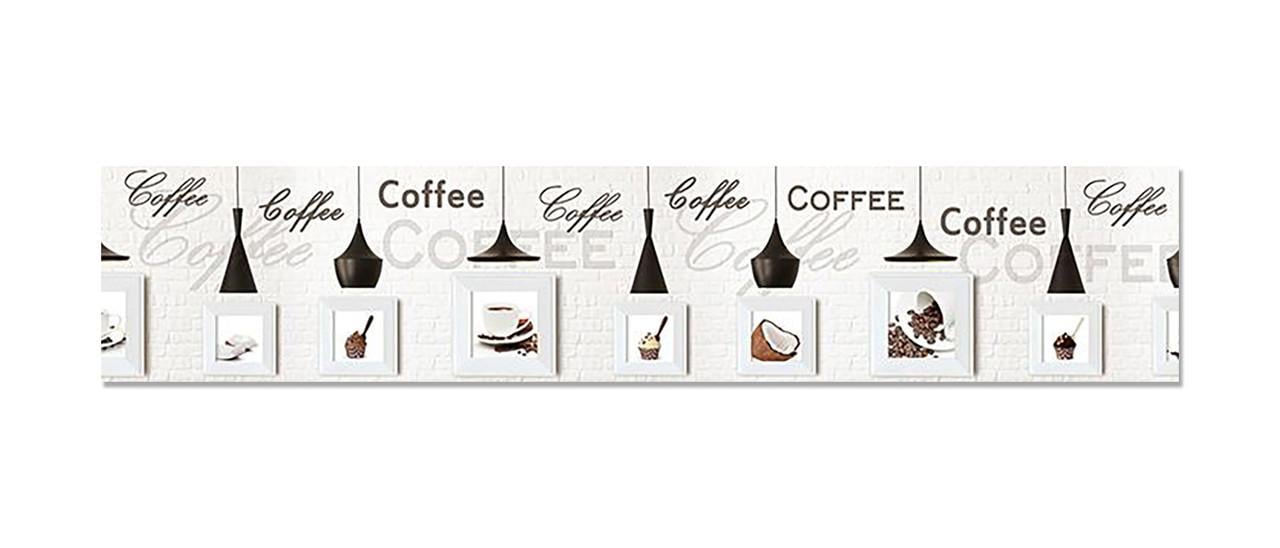 Наклейка виниловая на кухню Zatarga Лампочки/Кофе 600х3000 мм (1283915536)
