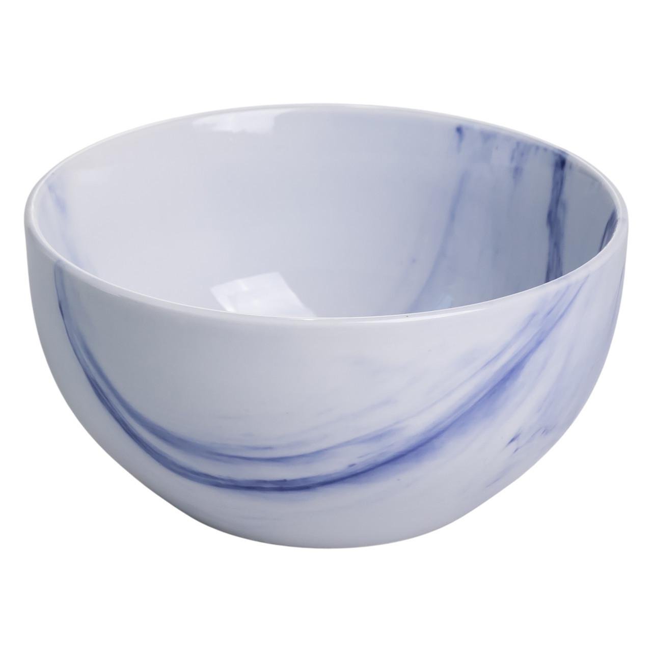 Столовый набор посуды тарелок и чашек Marble Clara 16 предметов на 4 человека фарфоровый Синий (MD-16-3B) - фото 3 Столовый набор посуды тарелок и чашек Marble Clara 16 предметов на 4 человека фарфоровый Синий (MD-16-3B) - фото 3