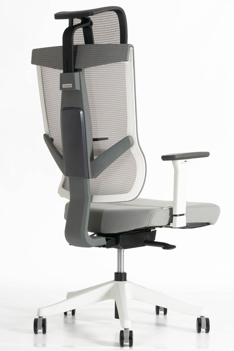 Кресло ADAPWORK Middle M1 ErgoChair Серый/Белый (857078) - фото 4