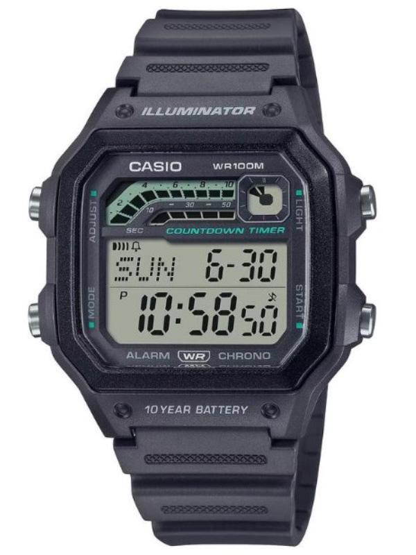 Наручний годинник чоловічий Casio WS-1600H-8A (855423)