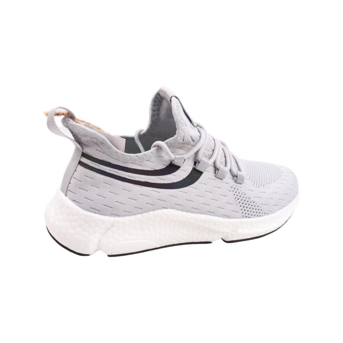 Кроссовки мужские Restime текстиль Серый (215-22LK 44) - фото 4