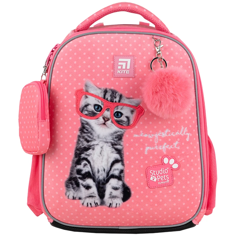 Рюкзак школьный каркасный KITE Education Studio Pets (SP24-555S-2)