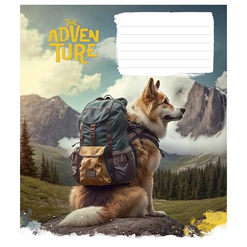 Зошит учнівський "Best adventure" 012-3285K-3 в клітинку 12 аркушів