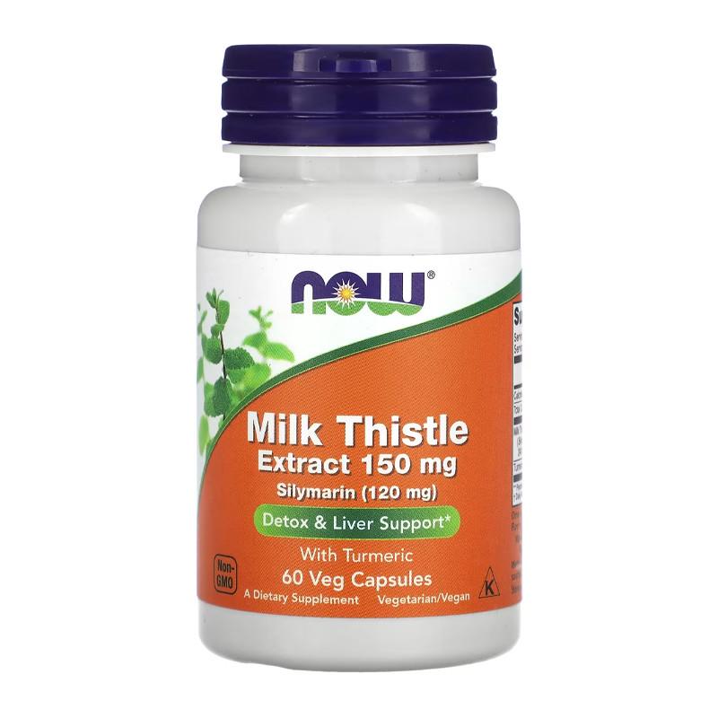 Экстракт расторопши NOW Milk Thistle Extract 150 мг 60 капс. (10158-01)