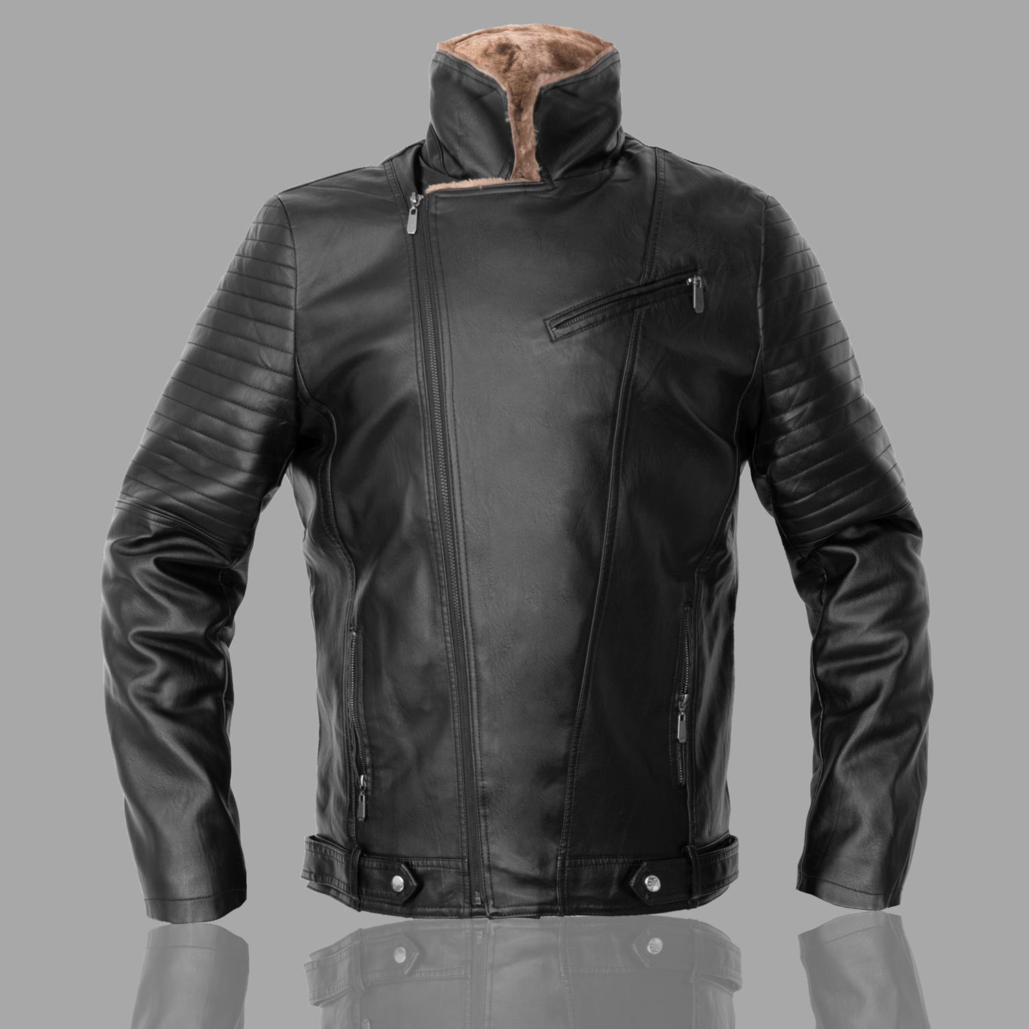 Дубленка косуха Redskin из натуральной кожи р. 50 Черный (D22NV-EP-50) - фото 4 Дубленка косуха Redskin из натуральной кожи р. 50 Черный (D22NV-EP-50) - фото 4