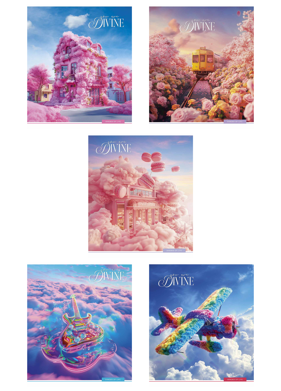 Тетради Школярик Fantasy life 3475 УФ-лак в линию 5 шт. по 48 л. (4820006471354)