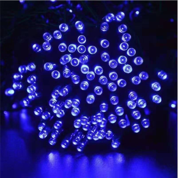 Гірлянда вулична Benda на сонячній батареї 1000 Led синього світіння 102 м (02426) Гірлянда вулична Benda на сонячній батареї 1000 Led синього світіння 102 м (02426)