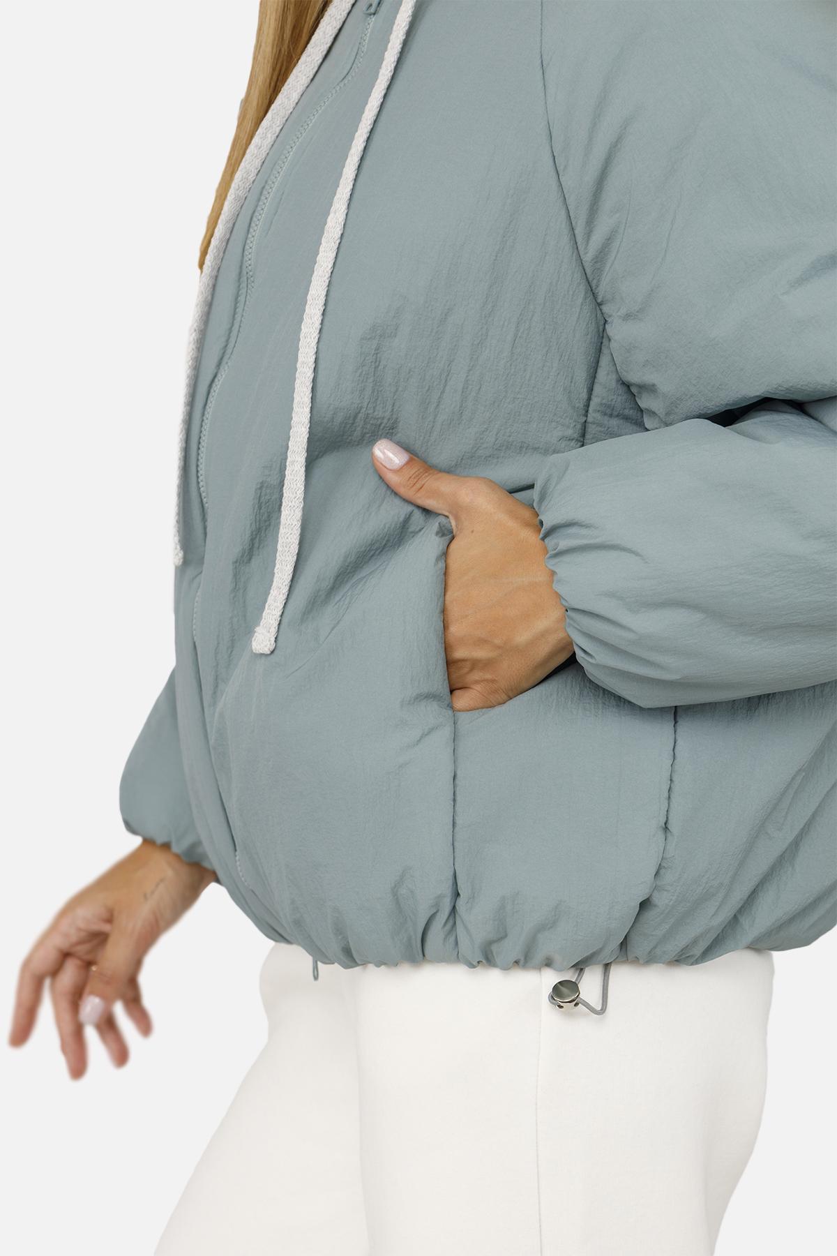 Бомбер женский ЦБ-00258685 р. 42 Мятный (28422063) - фото 4