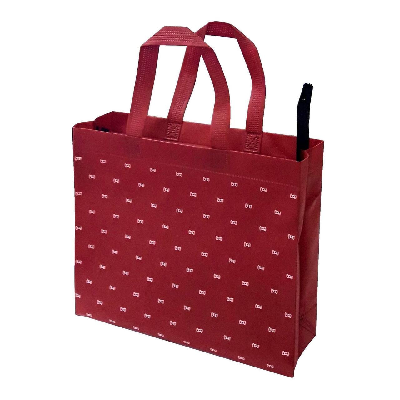 Сумка-шоппер ECOBag №23 Bows 27х31х10 см Красный (204807-231)