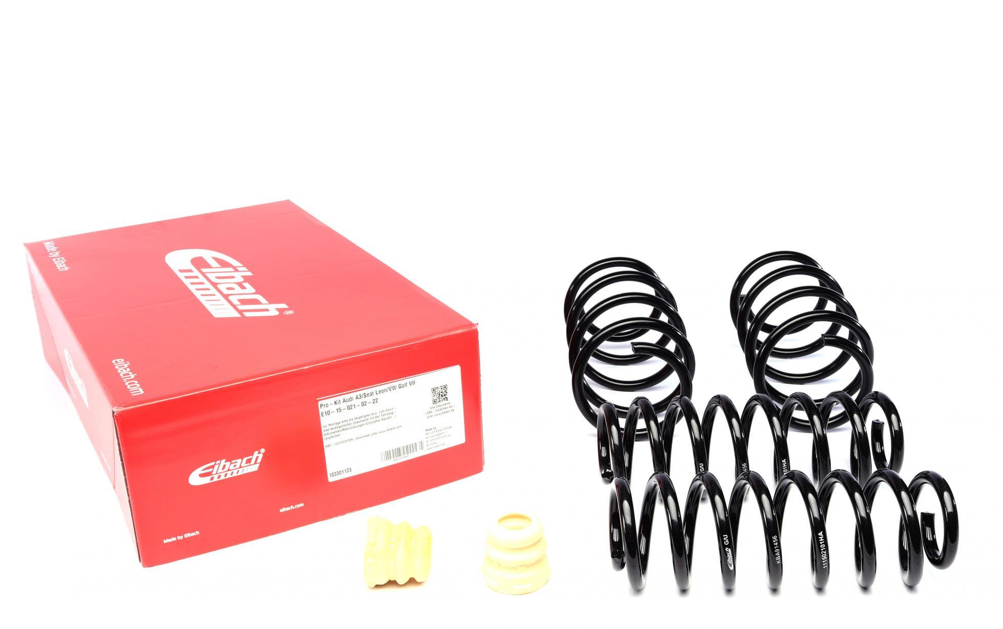 Комплект пружин подвески EIBACH Pro-Kit для Audi A3 Seat Leon VW Golf VII 12-4 шт. (E10-15-021-02-22)