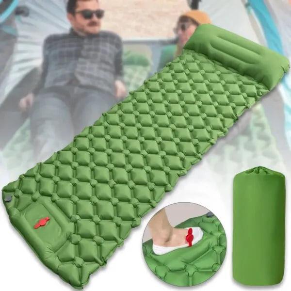 Надувний матрац 190х58х5 см з вбудованим насосом і подушкою - фото 2 Надувний матрац 190х58х5 см з вбудованим насосом і подушкою - фото 2