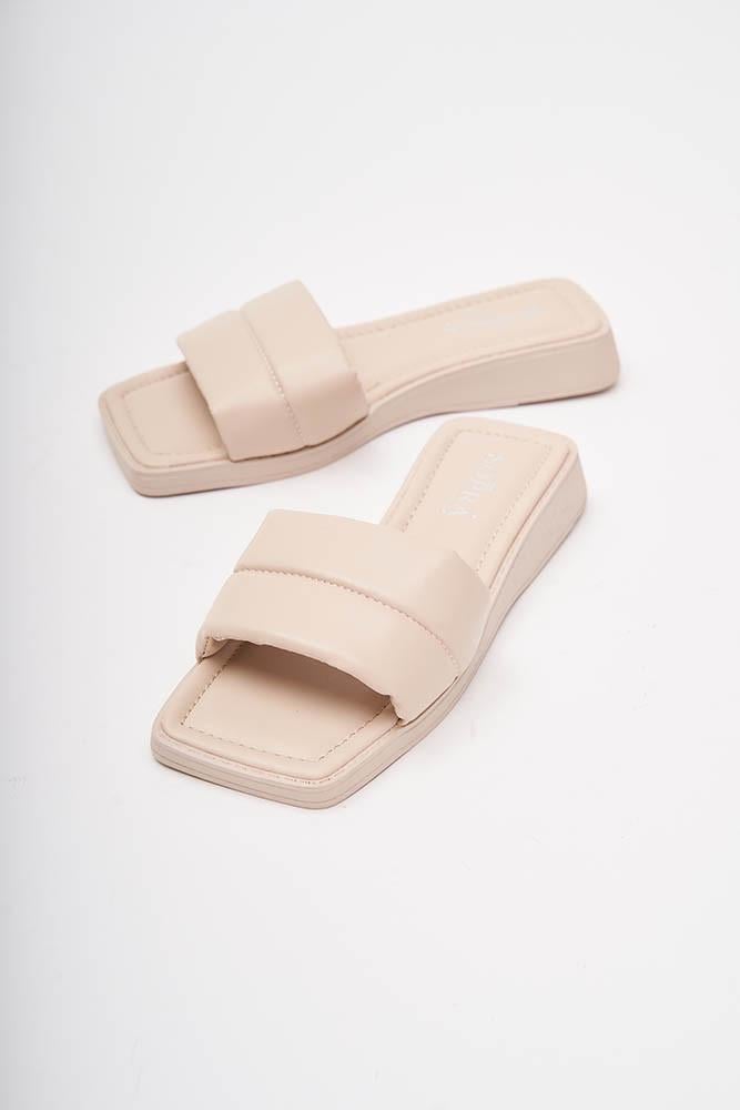 Шлепанцы женские Soprano р. 39 Бежевый (167416)