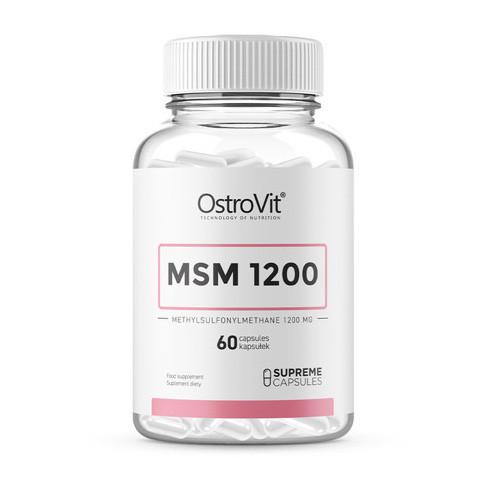 Метилсульфонілметан OstroVit MSM 1200 60 капс. (18747-01)