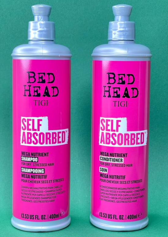 Набор для восстановления волос TIGI Bed Head Self Absorbet шампунь и кондиционер 2х400 мл