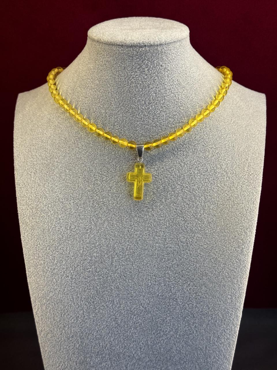 Бусы детские из янтаря 39 см (у-31)