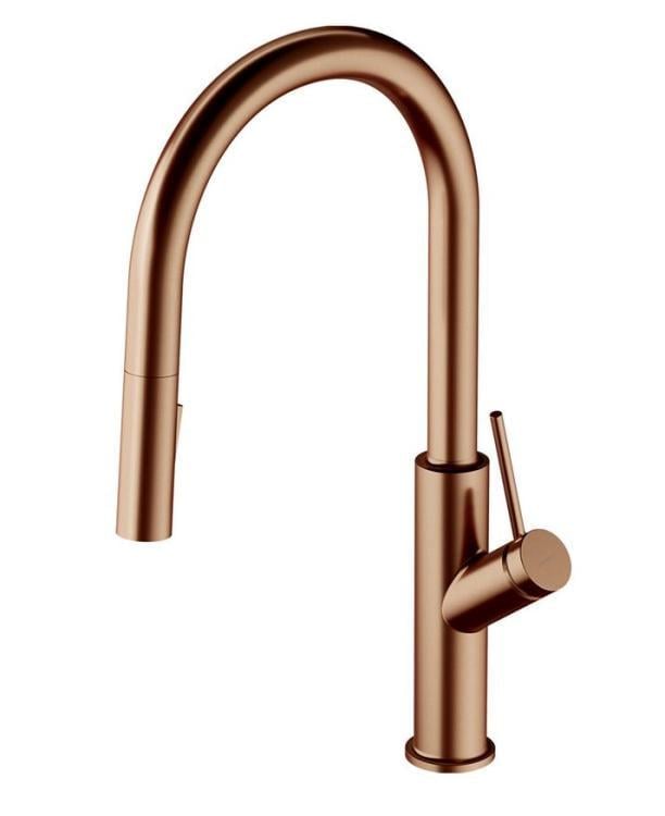 Смеситель для кухни Omnires Bend Brushed Copper (BE6455CPB) Смеситель для кухни Omnires Bend Brushed Copper (BE6455CPB)