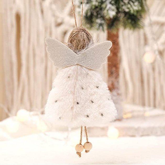 Набір ялинкових іграшок Новорічні янголята 3 шт. - фото 4 Набір ялинкових іграшок Новорічні янголята 3 шт. - фото 4