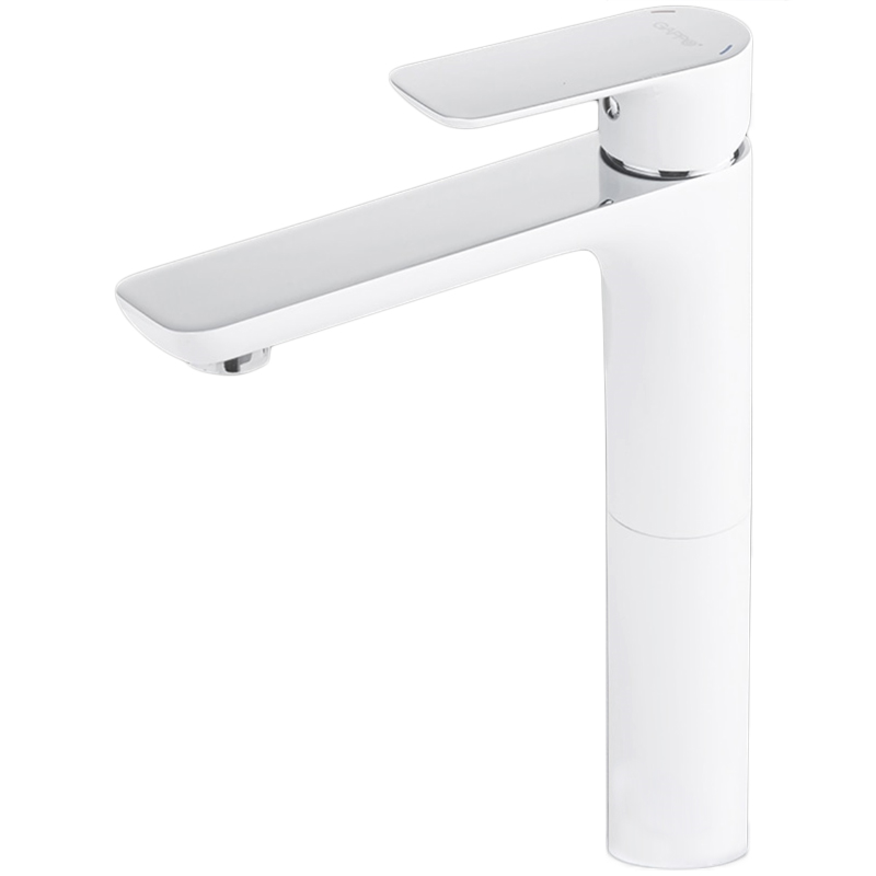 Смеситель для умывальника Gappo G1048-2 Белый/Хром (1034026)