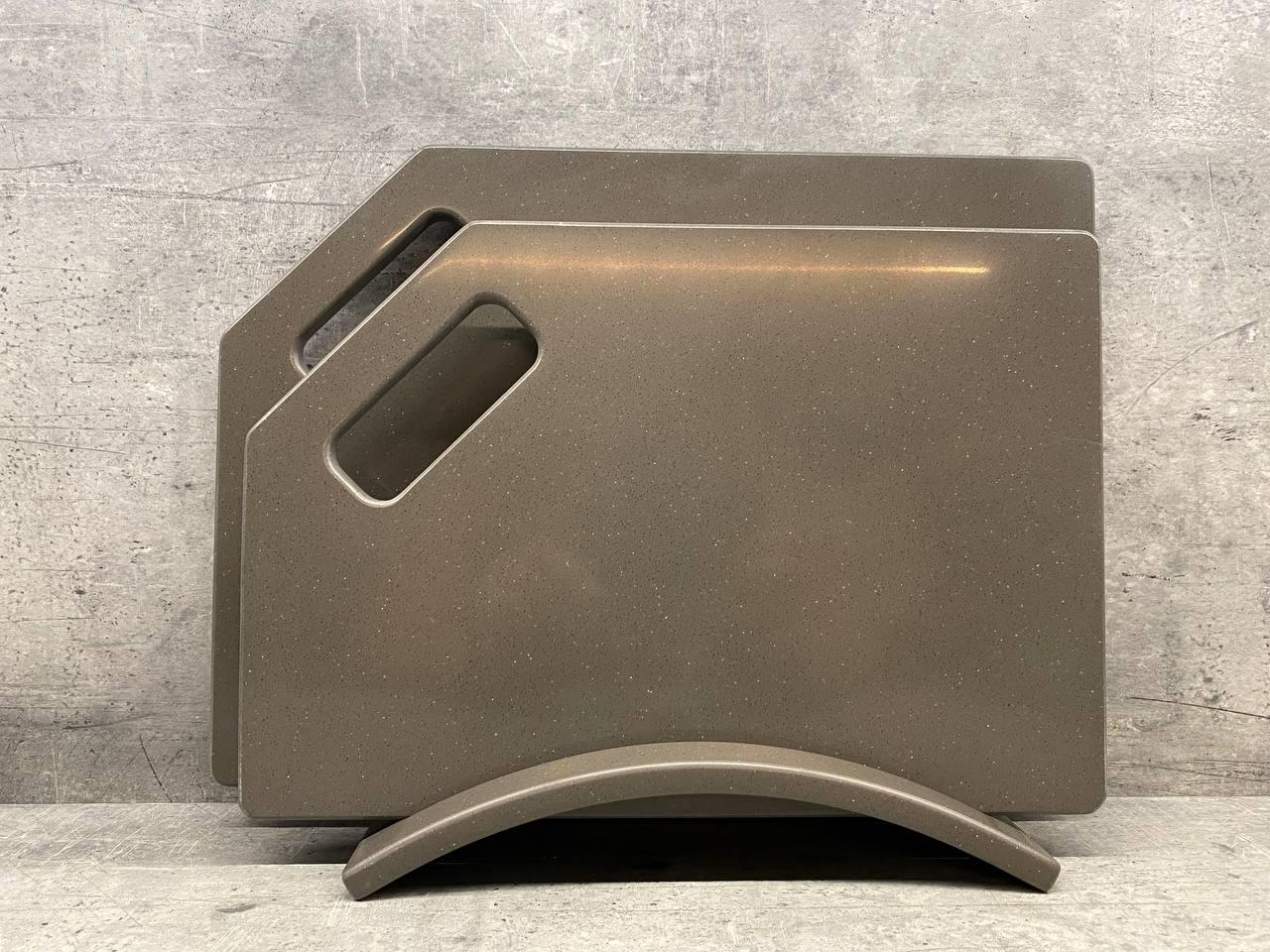 Набор кухонных досок Sienna brown из искусственного акрилового камня 2 шт. (23854989)