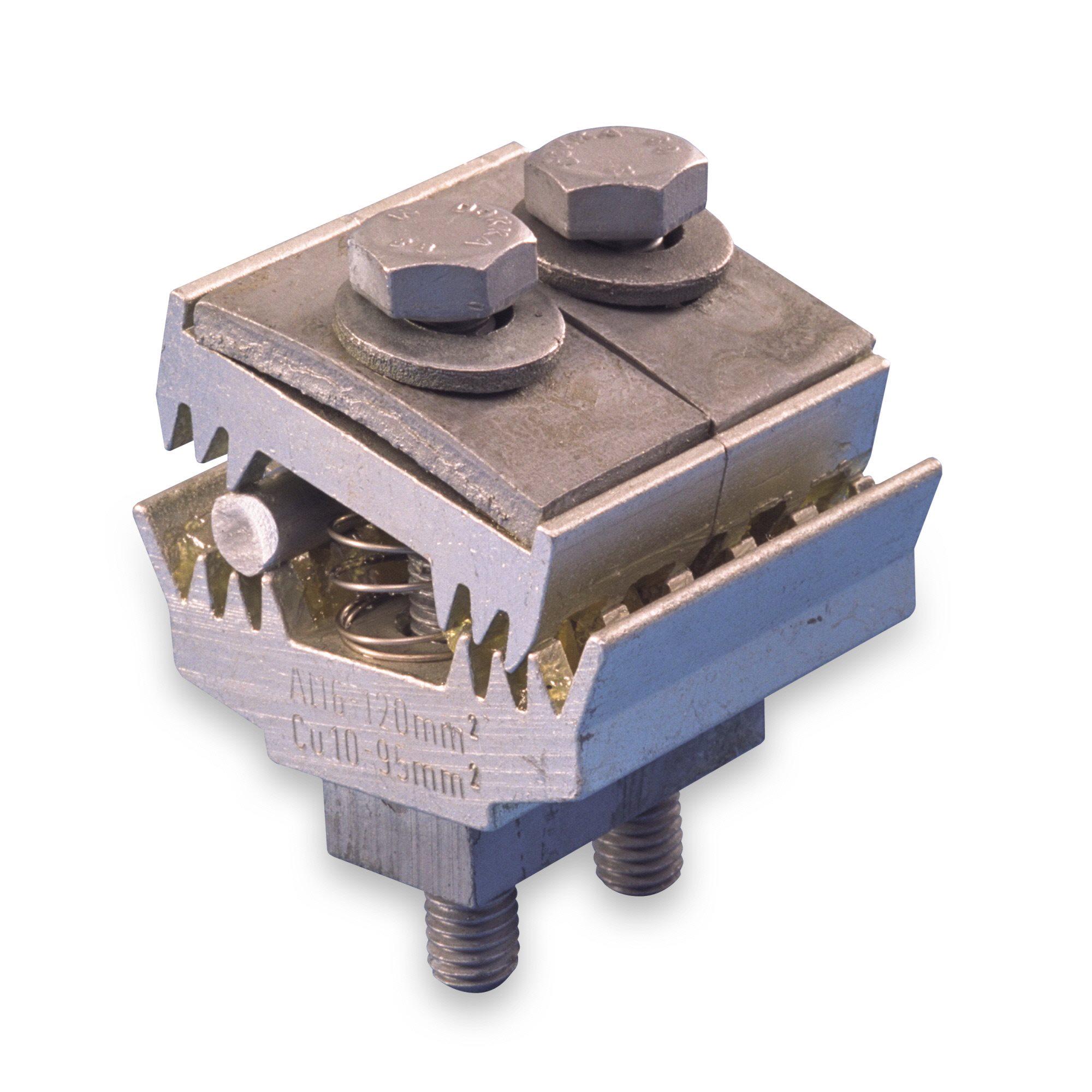 Зажим шинный Ensto KG71 Al 16-120 мм²/Cu 10-95 мм² 1 штука Зажим шинный Ensto KG71 Al 16-120 мм²/Cu 10-95 мм² 1 штука