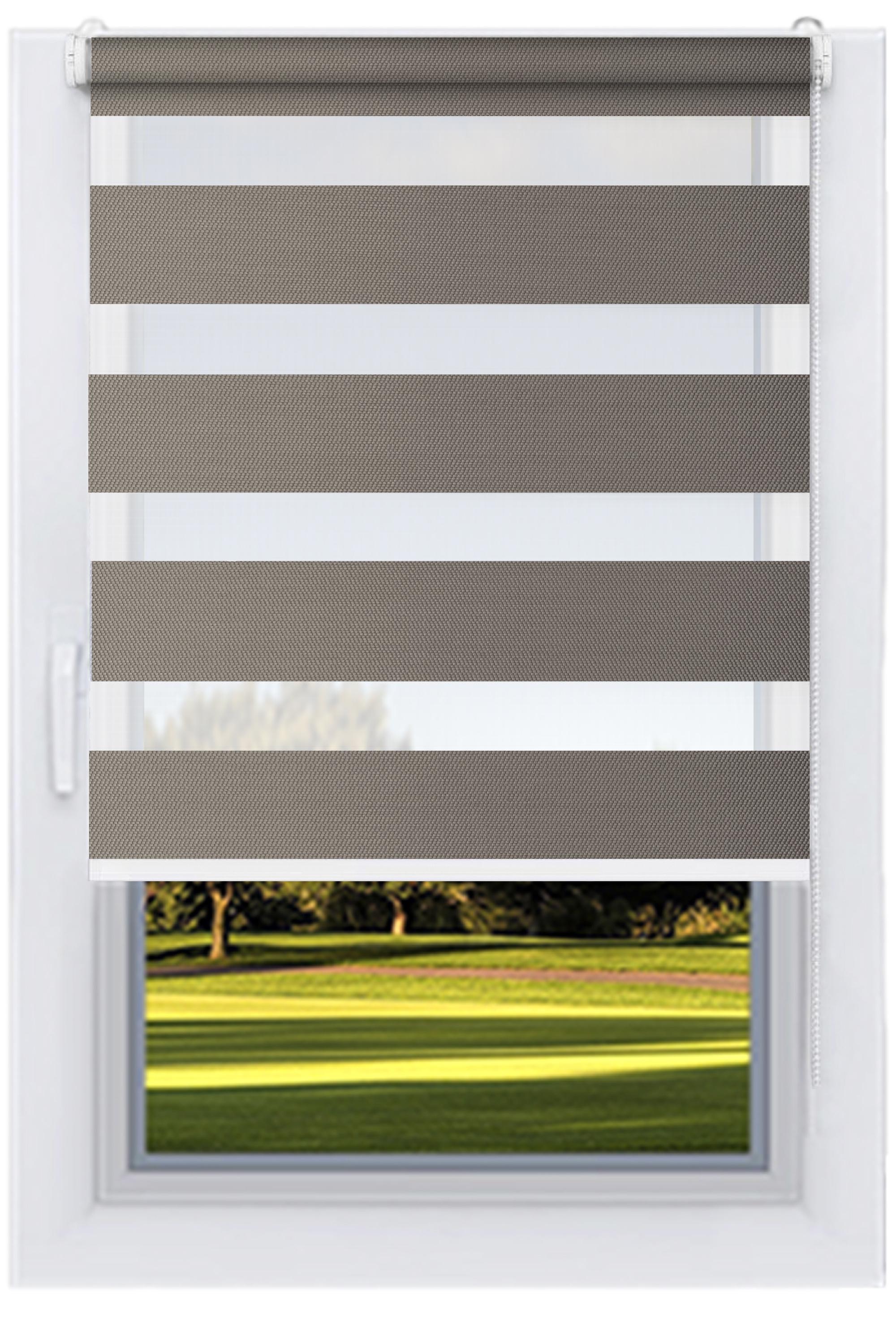 Ролета тканевая Decolux 112х160 см Бали Мокко