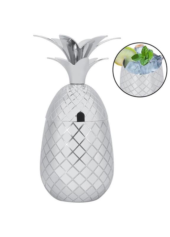 Бокал для коктейлей Pineapple из нержавеющей стали 500 мл Серебряный (402761) - фото 2 Бокал для коктейлей Pineapple из нержавеющей стали 500 мл Серебряный (402761) - фото 2