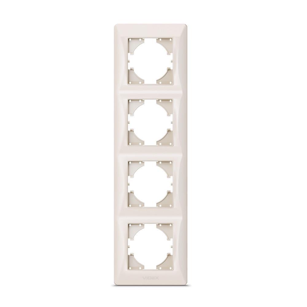 Рамка вертикальная Videx Binera VF-BNFR4V-CR