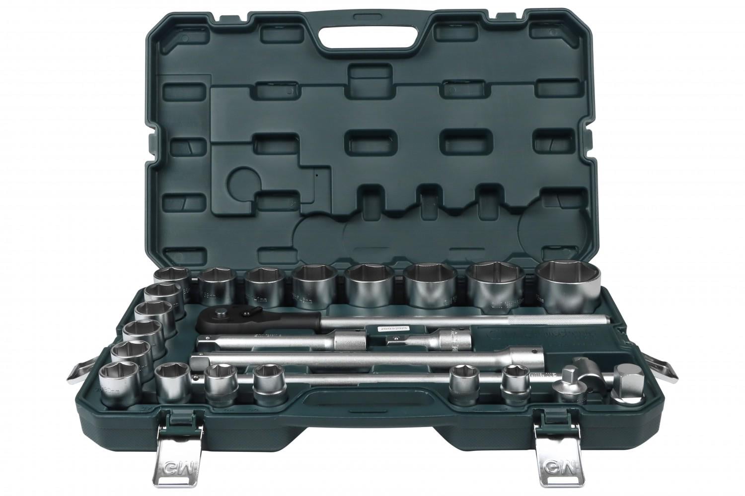 Набор головок торцевых GUT MECHANIC GM-01025 с трещоткой 3/4" 25 шт. (36274686) Набор головок торцевых GUT MECHANIC GM-01025 с трещоткой 3/4" 25 шт. (36274686)