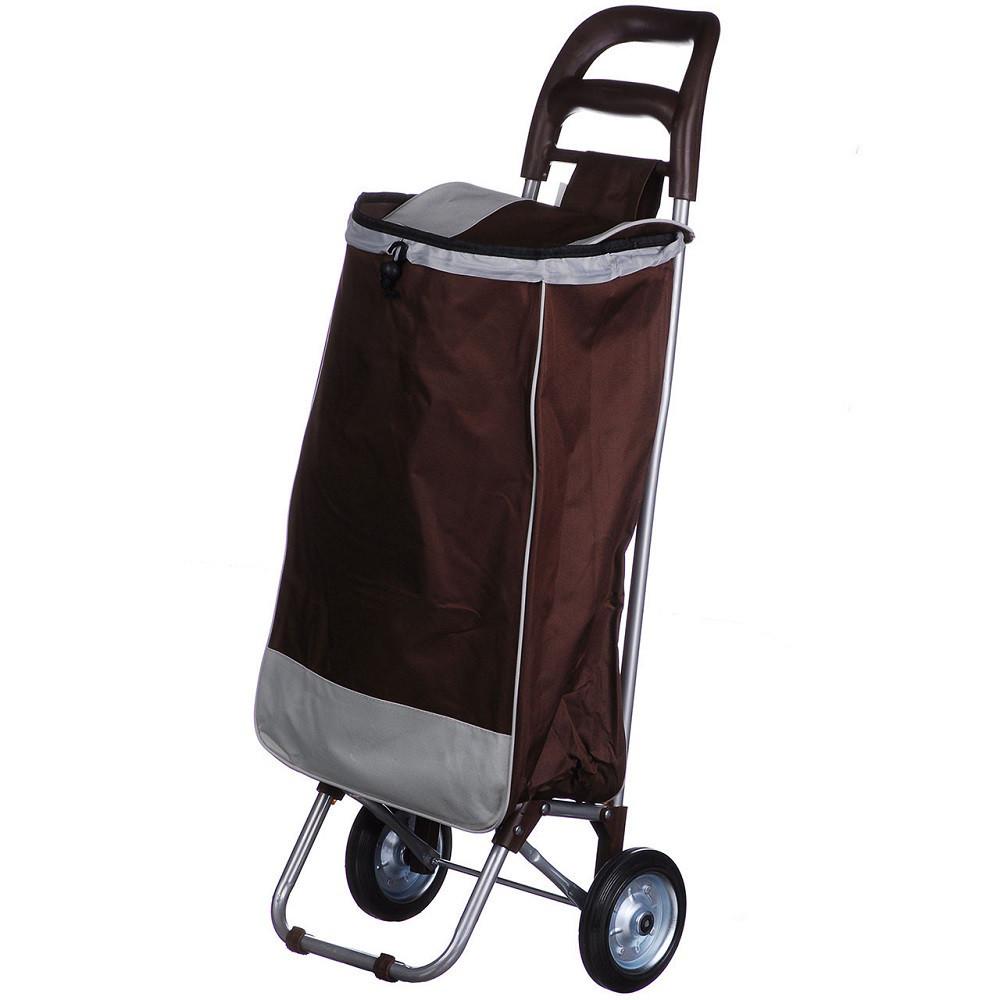 Тачка сумка з коліщатами 94 см MH-2079 Brown - фото 1