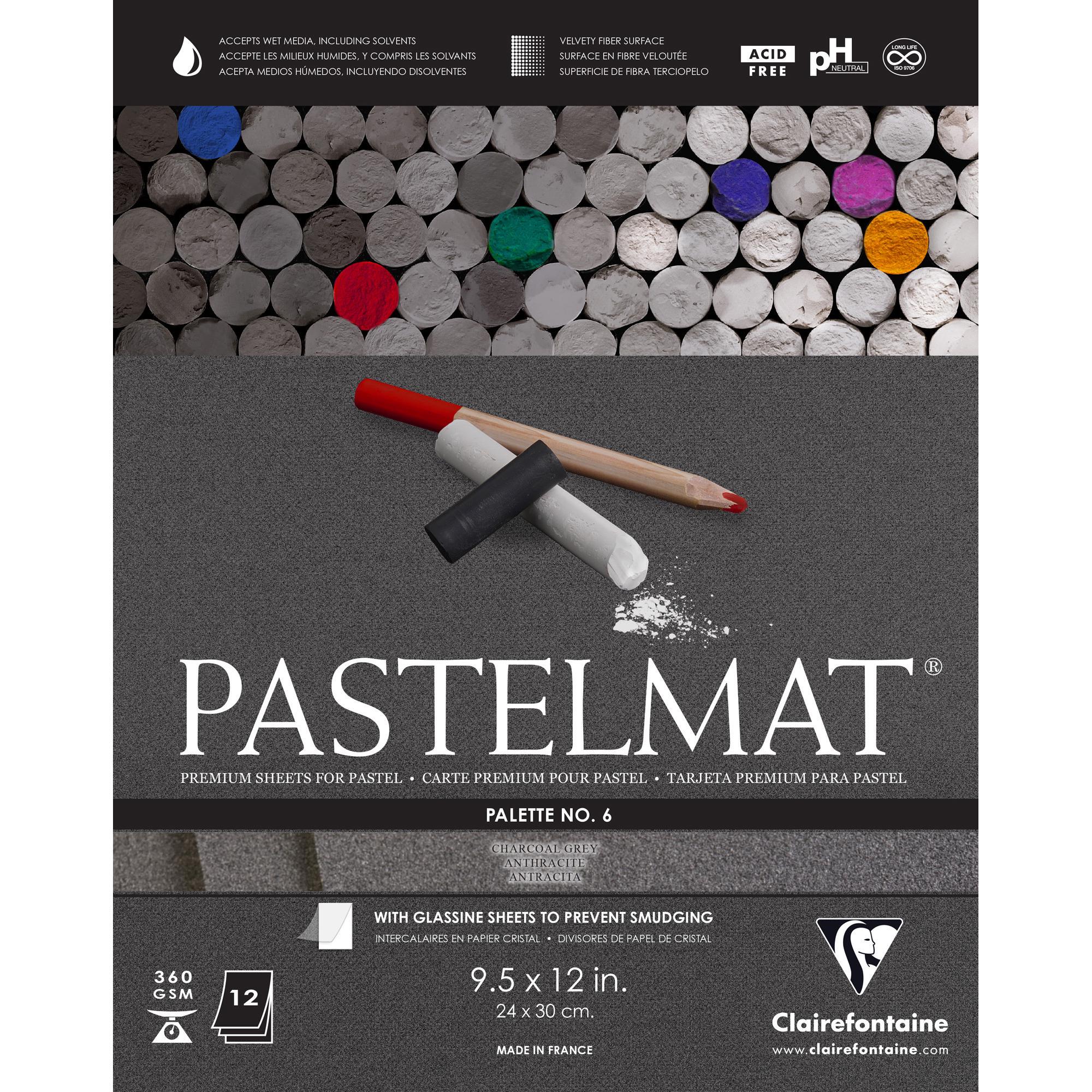 Папір для пастелі Clairefontaine Pastelmat №6 24х30 см 12 аркушів (96004C) Папір для пастелі Clairefontaine Pastelmat №6 24х30 см 12 аркушів (96004C)