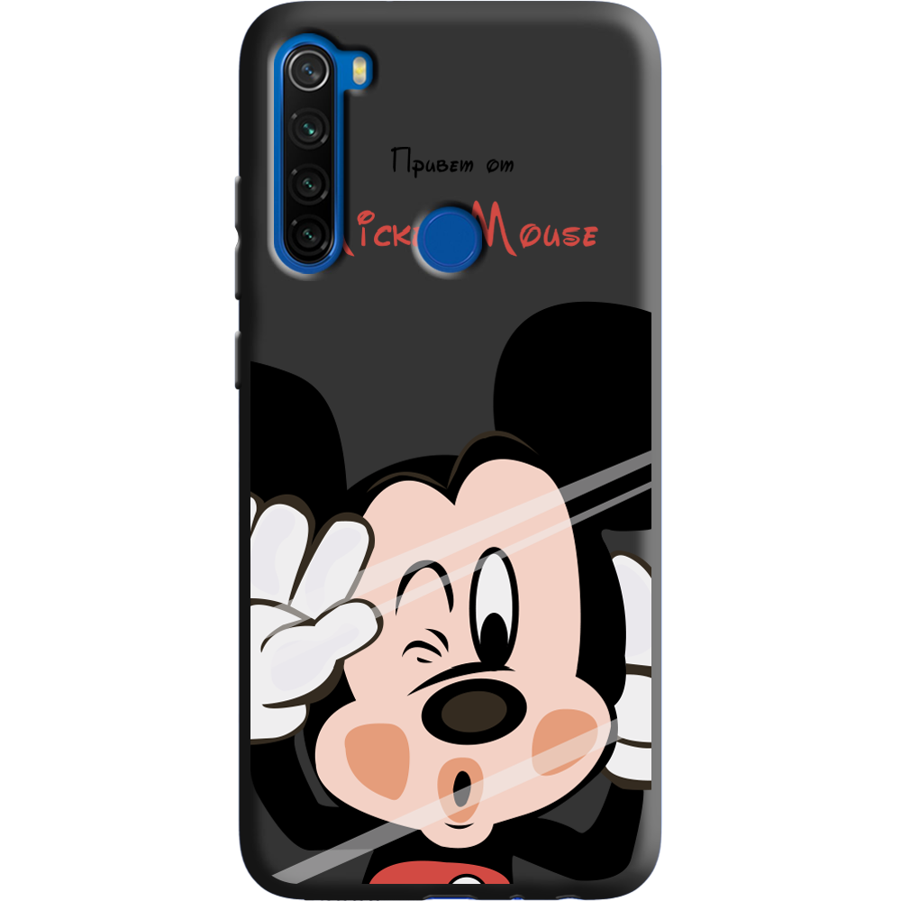 Чохол Boxface Xiaomi Redmi Note 8T Mister M Чорний силікон (38532-cc58-38945)
