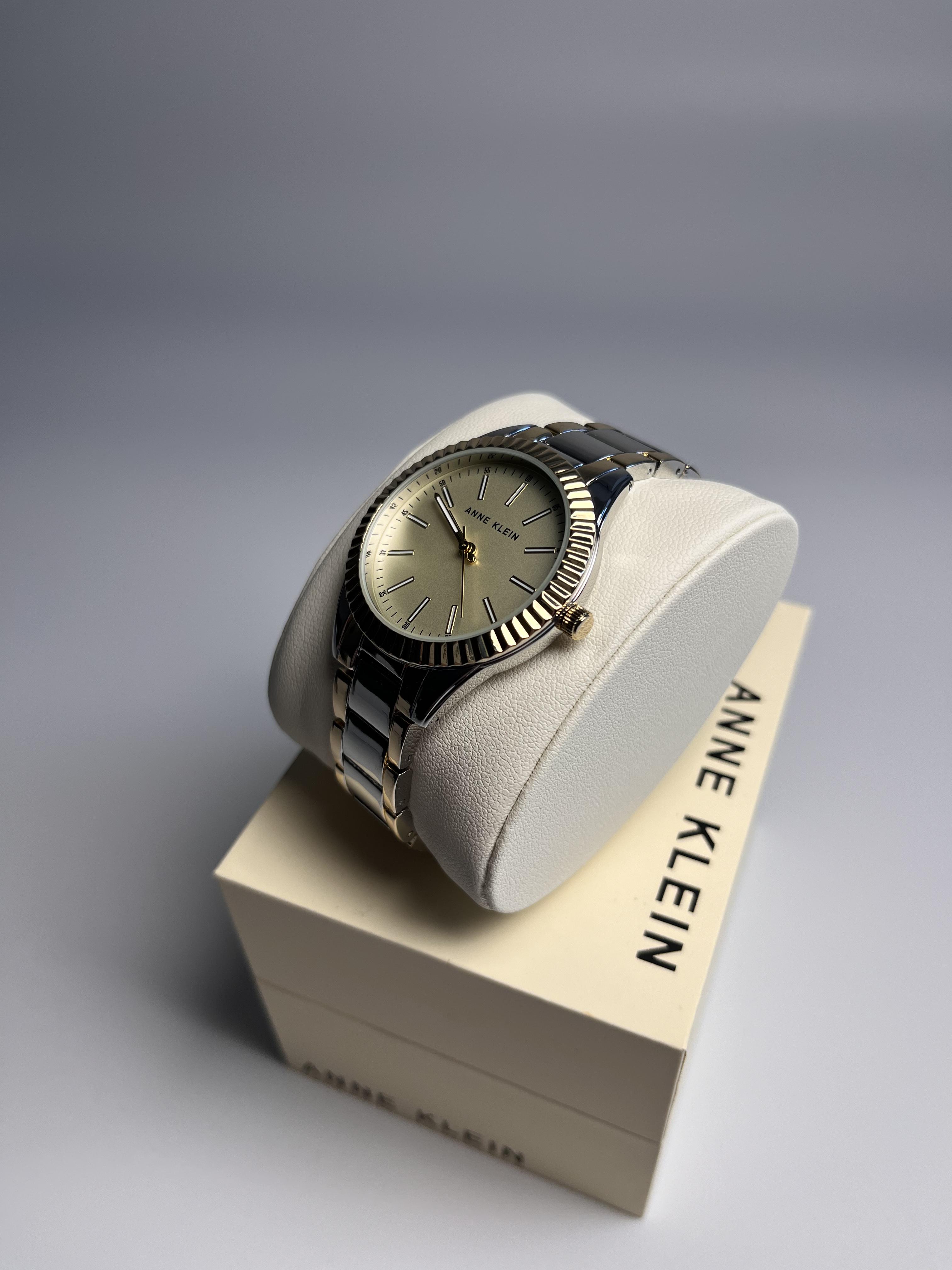 Часы женские Anne Klein AK/4173CHTT Серебристый (15359847) - фото 4