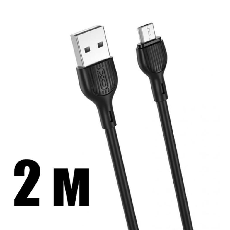 Кабель USB XO NB200 USB/Type-C 1 м Black - фото 2