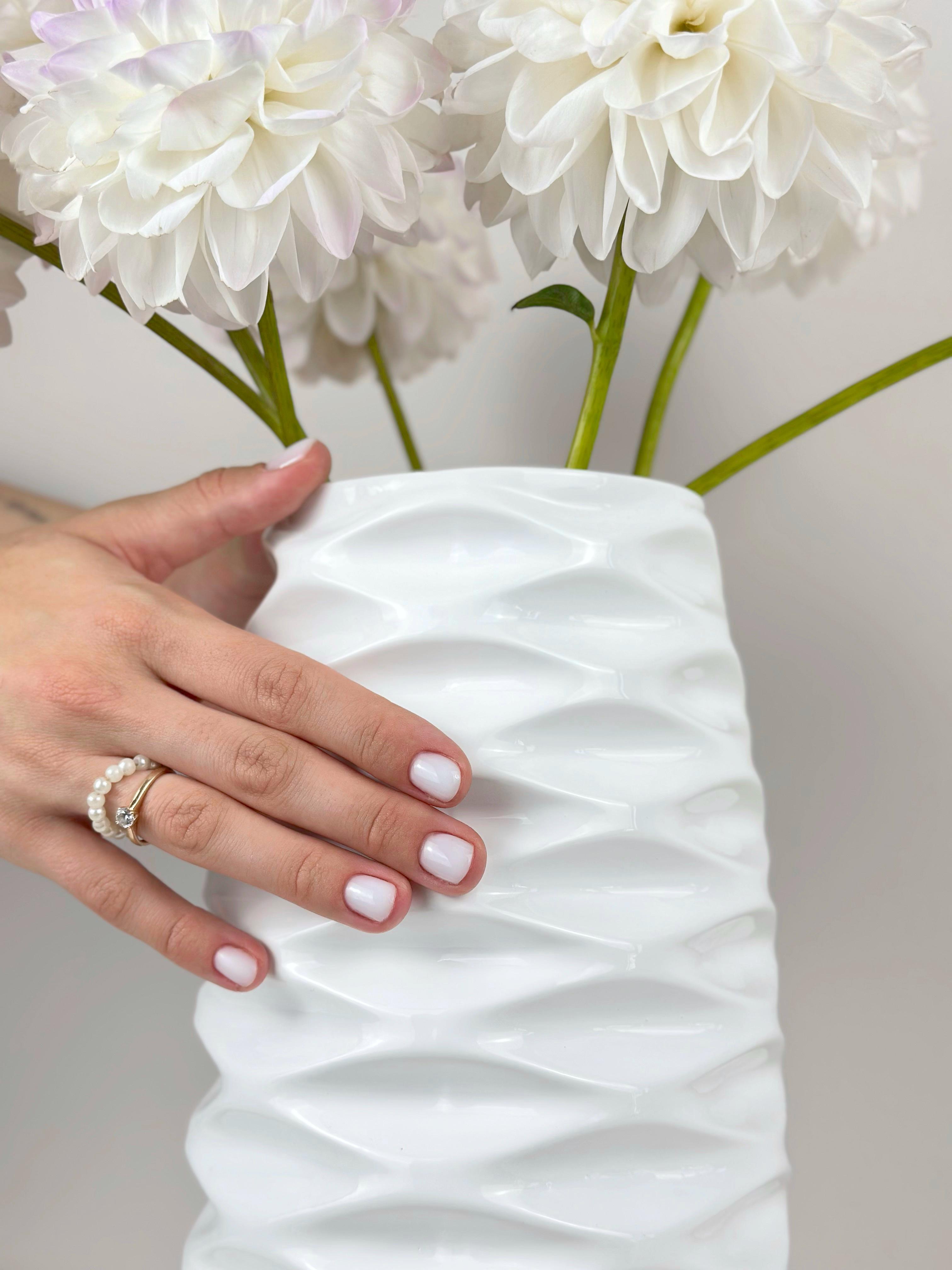 Ваза для цветов и декора глиняная керамическая Соты 29 см Белый (4001-8) - фото 5 Ваза для цветов и декора глиняная керамическая Соты 29 см Белый (4001-8) - фото 5