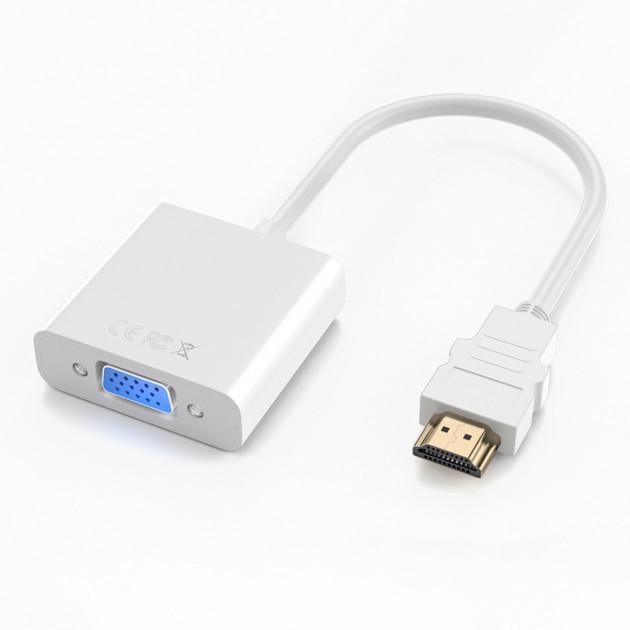 Переходник SUNROZ HDMI-VGA Белый (A48367)