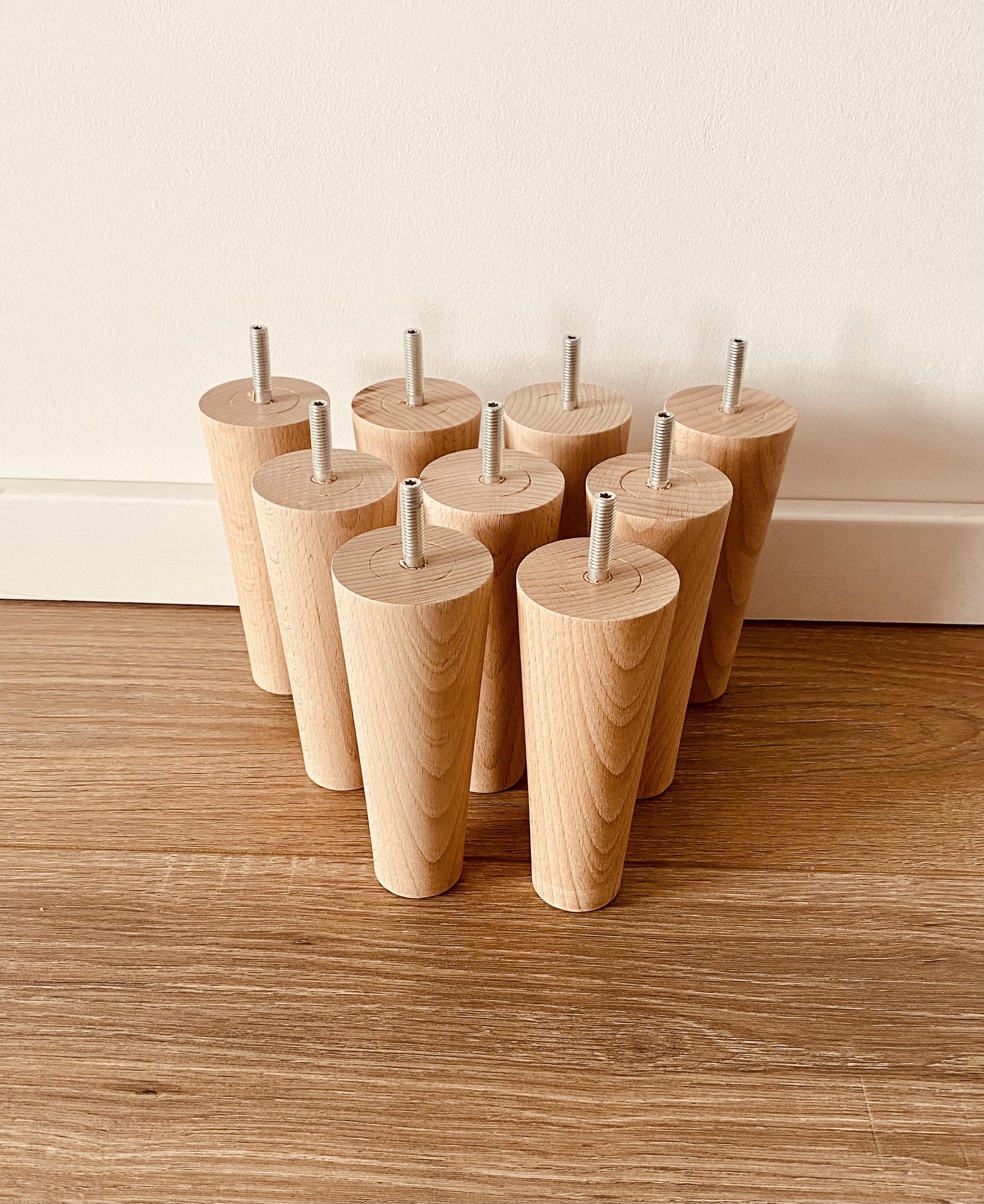 Ножка деревянная конусная прямая для мебели 35x55x140 мм 1 шт. Бук (14327184) - фото 5 Ножка деревянная конусная прямая для мебели 35x55x140 мм 1 шт. Бук (14327184) - фото 5