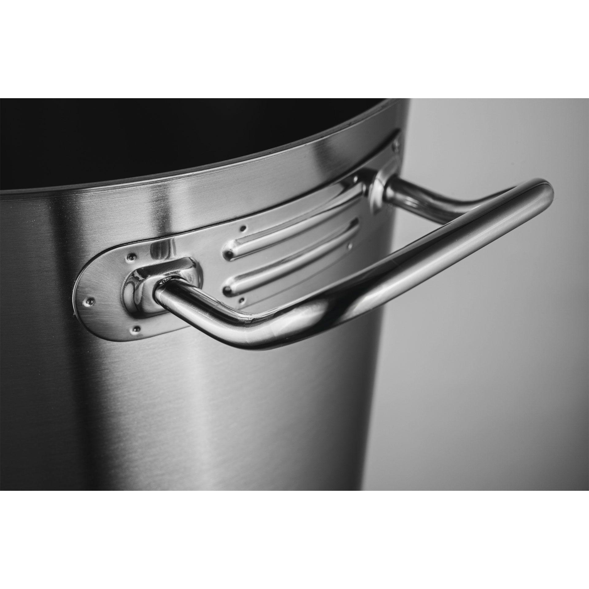 Кастрюля висока TOM GAST CATERWARE 9 л 24х20 см (CW-2101-24) - фото 2 Кастрюля висока TOM GAST CATERWARE 9 л 24х20 см (CW-2101-24) - фото 2