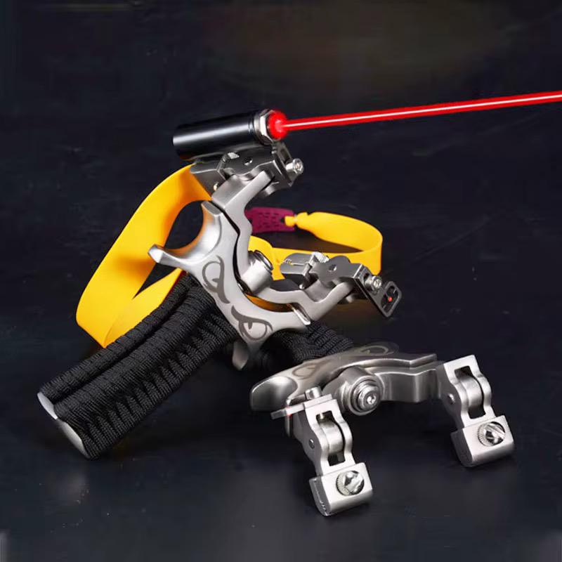 Рогатка металева поворотна з лазерним прицілом SFU 360 для полювання/спорту/риболовлі (0037) - фото 4 Рогатка металева поворотна з лазерним прицілом SFU 360 для полювання/спорту/риболовлі (0037) - фото 4