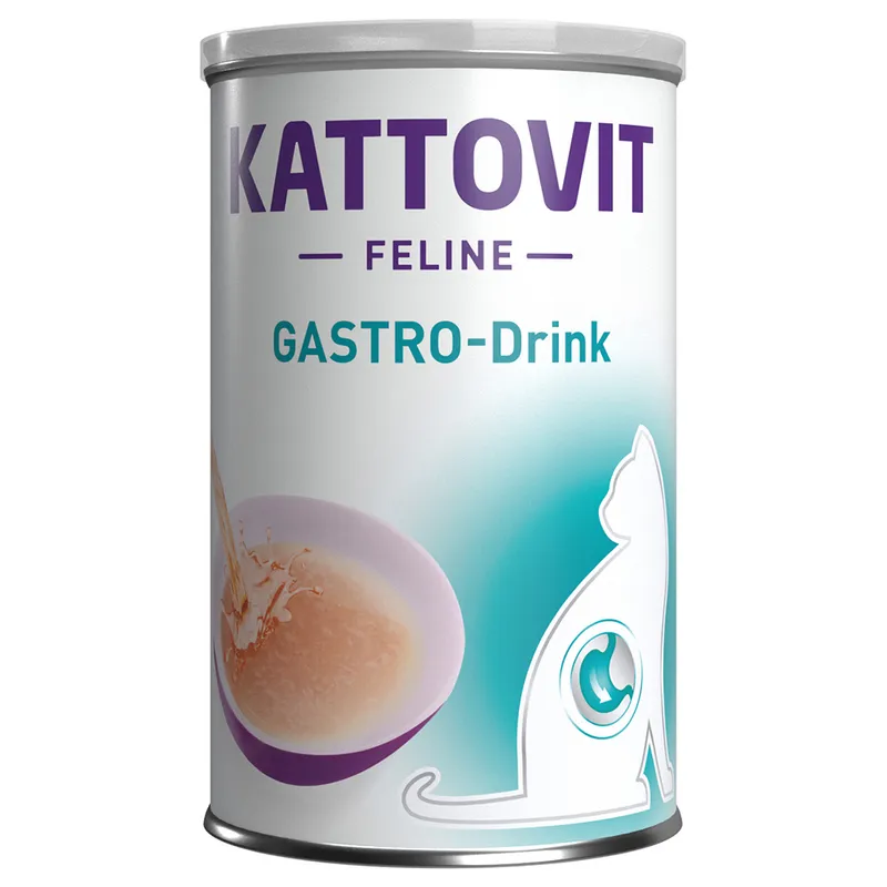 Напиток восстановительный Kattovit Drink Gastro для кошек с чувствительным желудком 135 мл (30329243)