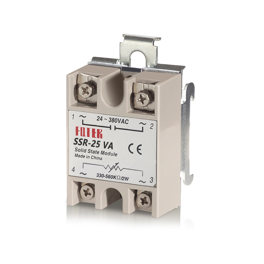 Реле твердотельное FQETR SSR-25VA 25A 24–380VAC (YUT_V111279)