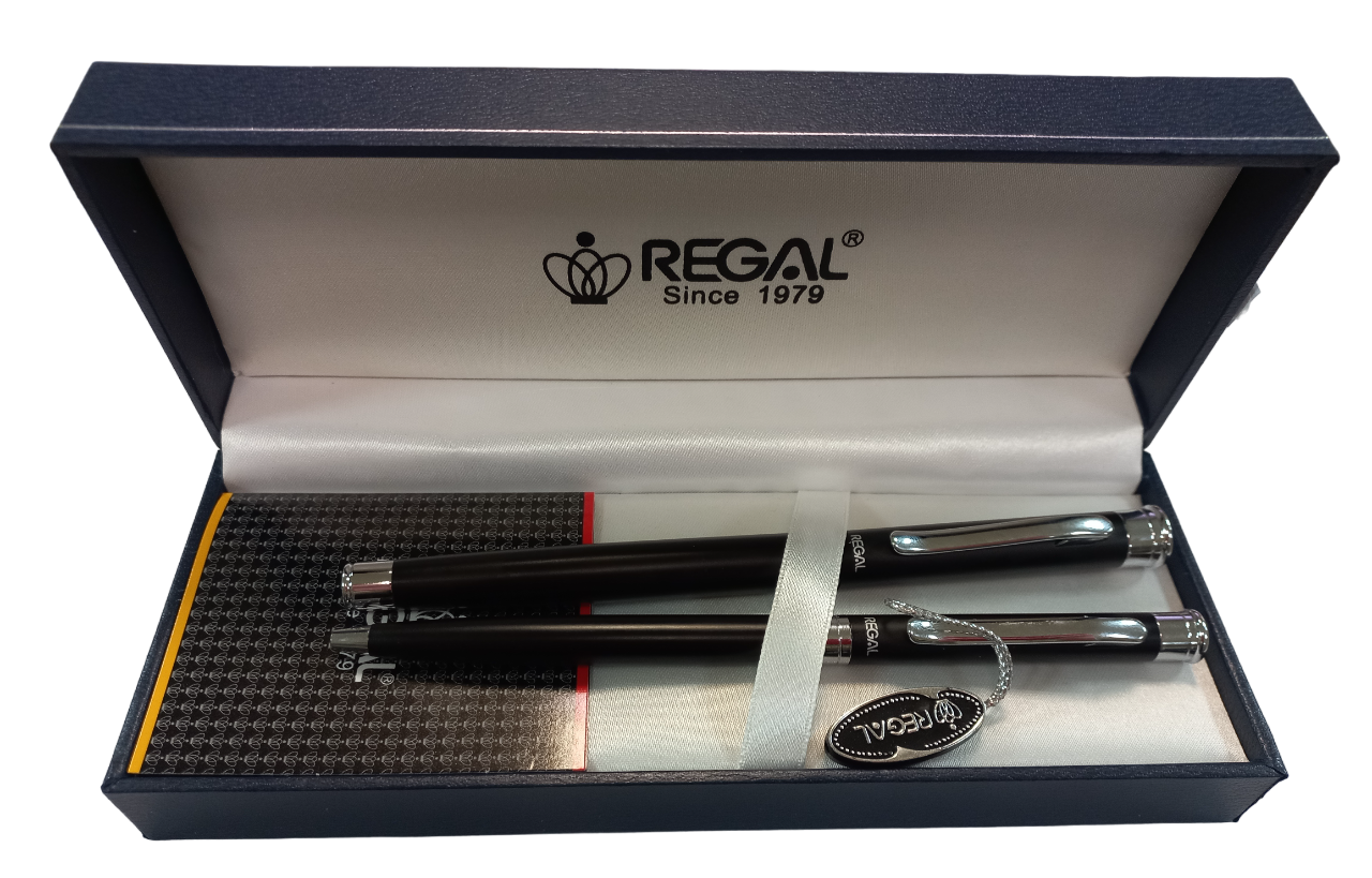 Набір кулькових ручок REGAL R68008.L.BF в подарунковому футлярі L (05040163)