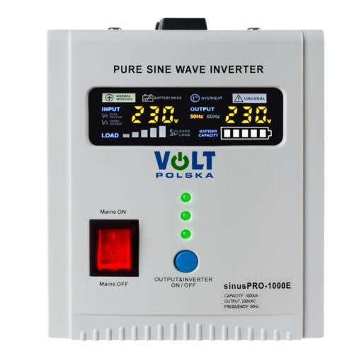 Источник бесперебойного питания Volt Polska Sinus PRO 1000E 12 V 230 V