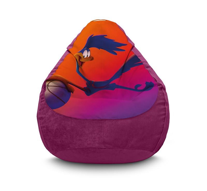 Кресло мешок iPuff Space Jam Road Runner Флок XXL 90х125 см Бордовый Кресло мешок iPuff Space Jam Road Runner Флок XXL 90х125 см Бордовый