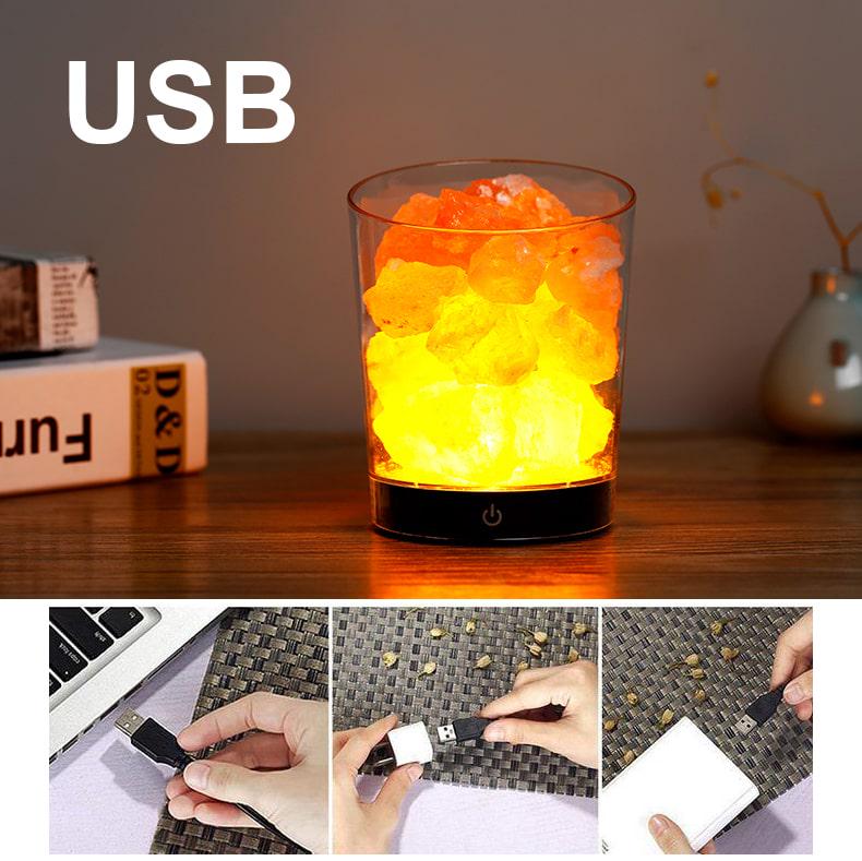 Лампа соляна Doctor-101 SaltLight-101 RGB USB настільна (WT-S10) - фото 4