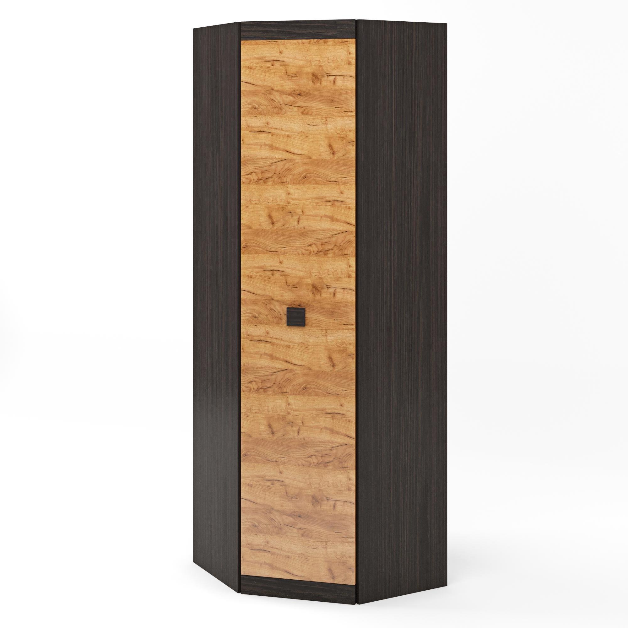 Шкаф угловой Эверест Соната-700 Венге темный/Дуб крафт золотой (ES-10178)